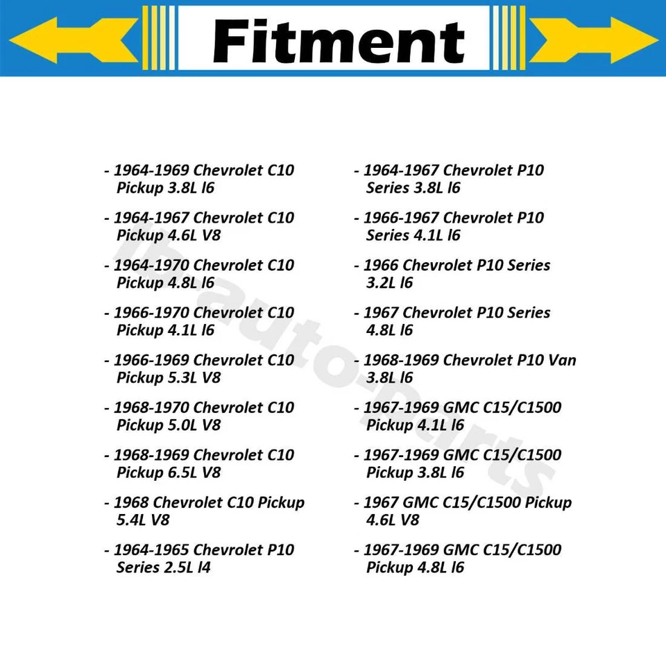 Front Drum Brake Wheel Cylinder 2x Fits Chevrolet C10 Pickup 5.3L 1966-1969 - Image 2 of 4