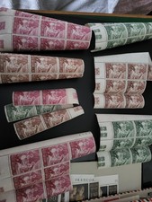 Lot  V1  set of 3 Vatican City 1966 Plate Number Blocks 52 stamps intotal