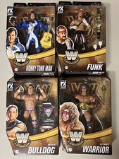 WWE ELITE LEGENDS GREATEST HITS S1 BULLDOG WARRIOR HONKY TONK MAN TERRY FUNK NEW