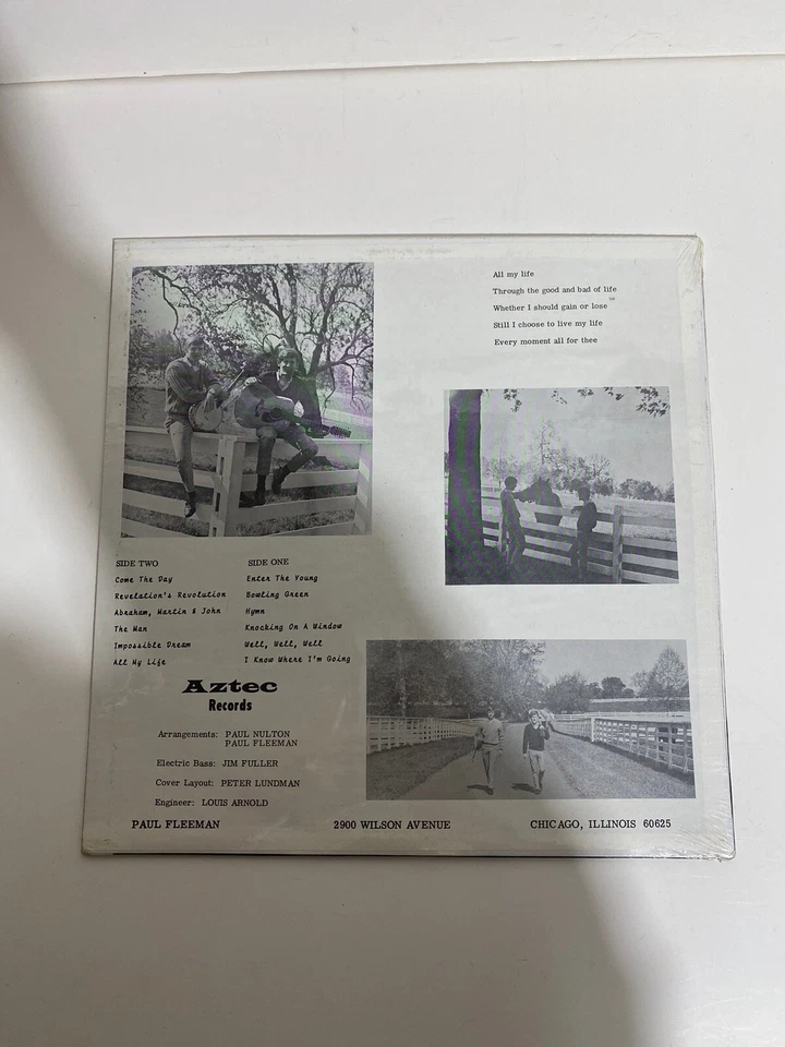 Two Pauls Here They Come Record LP Aztec Chicago 1960s Folk Rock Sealed Vinyl Foto 2 de 4