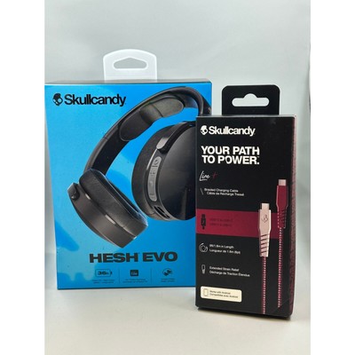 New SEALED Skullcandy Hesh Evo Bluetooth Wireless Over Ear Headphones Black