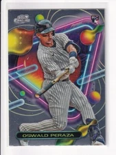 2023 Topps Cosmic Chrome Oswald Peraza Rookie RC Yankees #84