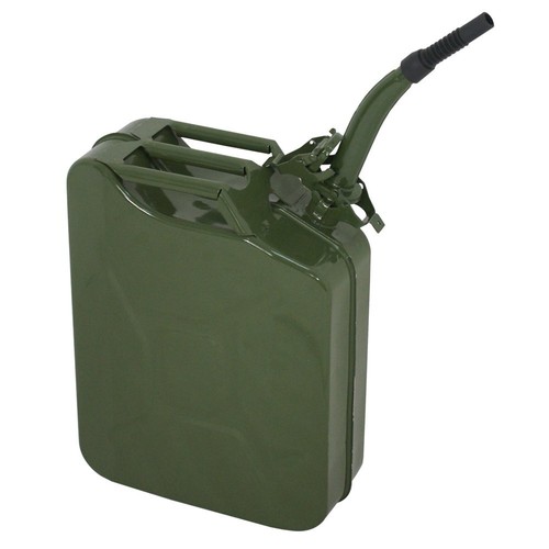2 pack 5 Gallon Large Capacity 20L Gas Gasoline Can Fuel Backup Metal Steel Tank - Picture 8 of 12