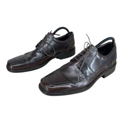 Johnston & Murphy Dark Brown Leather Lace-Up Oxfords Johnston & Murphy Men 10M Dark Brown Leather Lace-up Oxford  main image 3