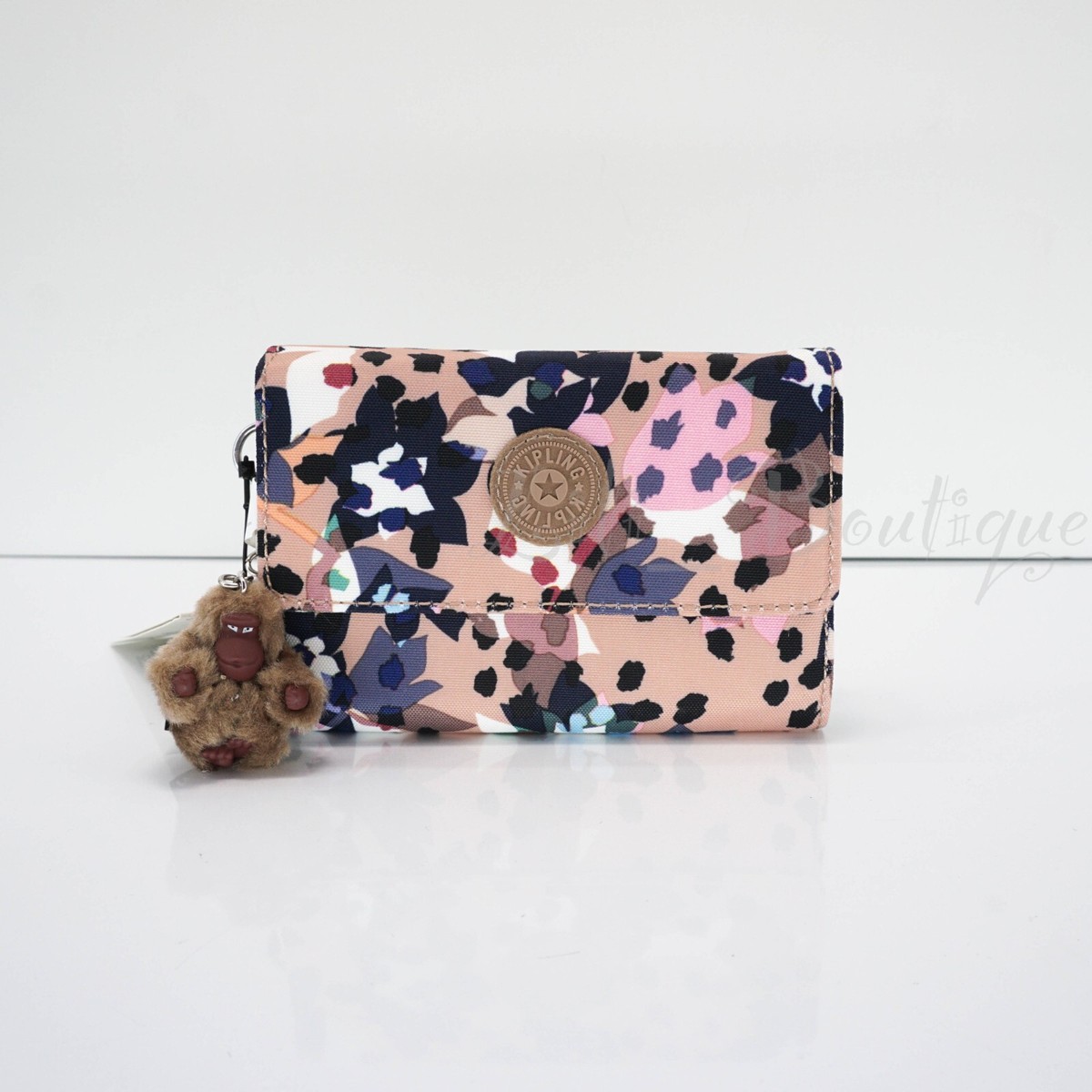 Kipling PIXI Snap Medium Trifold Wallet AC3739 Polyester Autumn