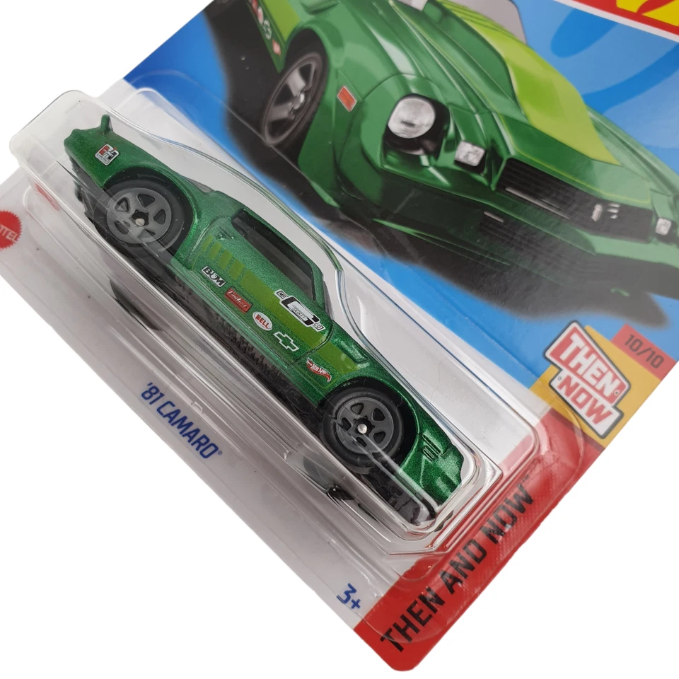 Hot Wheels 81 CAMARO Street Then and Now Car GREEN 248/250 2021 NEW Sent In Box - Image 3 of 4