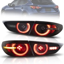 Vland Led Tail Lights For 2019-up Mazda 3 Axela Sedan Sequential Turn Rearlamps