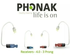 Phonak 4.0 RIC 3-Prong Receiver Lumity Marvel Paradise 0,1,2,3 S,M,P Right Left