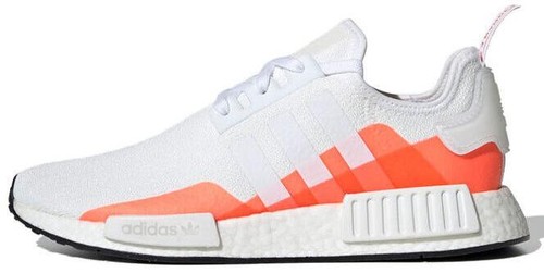 NMD R1 white With Red And Blue | eBay