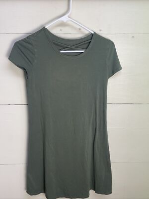 moss green casual dress La Femme 28621 Dress
