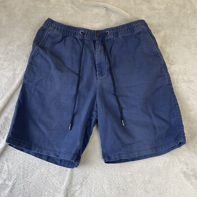 Tommy Hilfiger Herren Cotton Linen 8'' Shorts Blau Größe L / XL