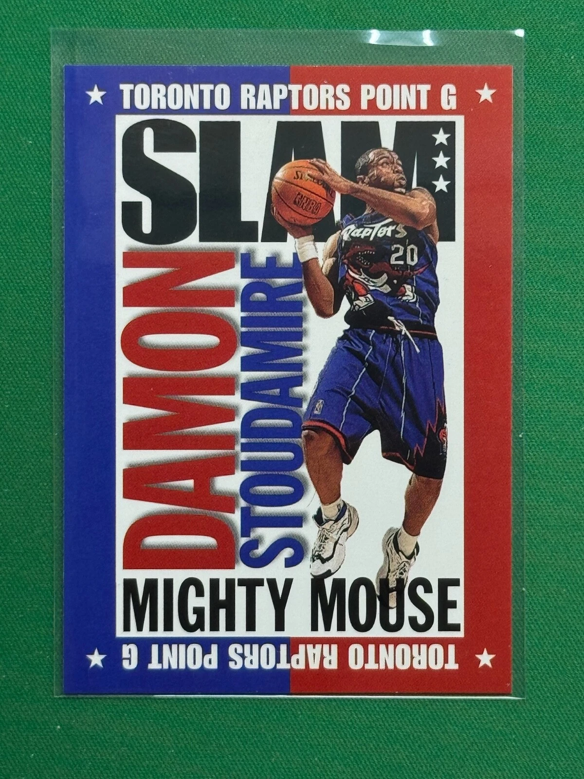 1996-97 Skybox NBA Hoops Basketball Slam #327 Damon Stoudamire