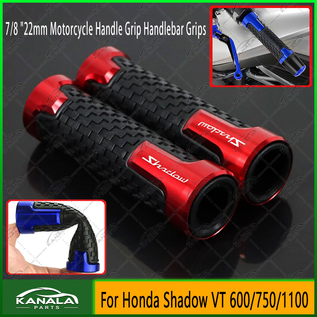 CNC Accessories Handlebar Handle Hand Grips For Honda Shadow VT 600/750/1100 New