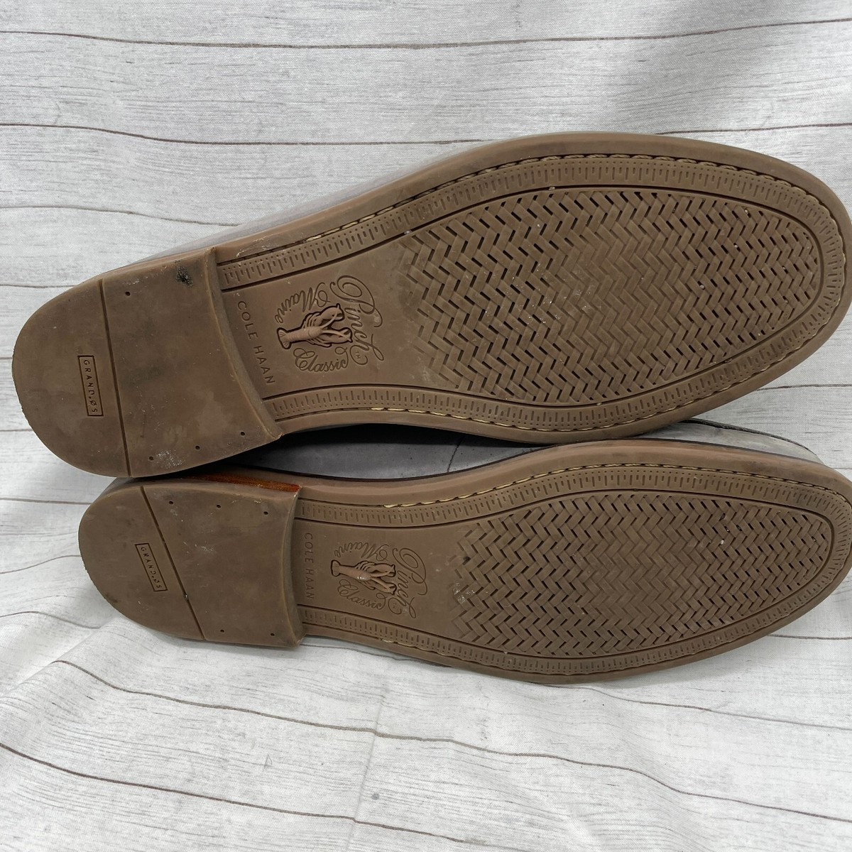 Cole Hann Grand OS Pinch Maine Classic Gray Penny Loafers  display picture 2