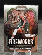 2022-23 Panini Prizm - Fireworks #13 Giannis Antetokounmpo