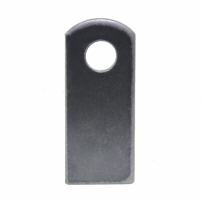 Weld On Steel Flat Tab Brackets 2-1/4'' x 1'' x 1/8'' thick 3/8 hole | 25 Pack
