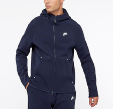 nike tech fleece navy hoodie