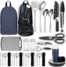 Camping Cooking Utensils Set Rv Camping Accessories, Camping Essentials