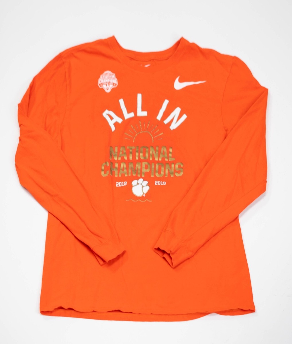 Soccer Clemson National Championship 2019 Jersey Clemson Tigers