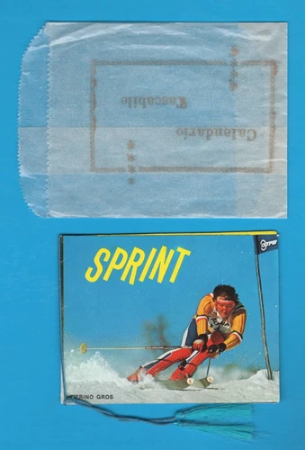 Sprint Pierino Gros Villa Lauda Cassius Clay Moser Calendarietto Anno 1977 MA029 - Foto 1 di 10