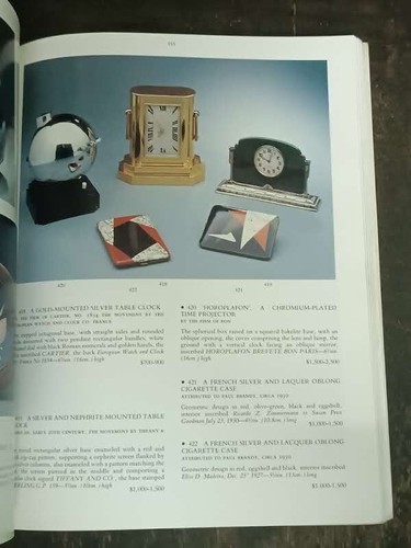 CATALOGUE: CHRISTIE'S IMPORTANT 20th CENTURY DECORATIVE ARTs DEC 1989 - Picture 9 of 23