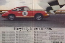 Everybody loves a winner - Porsche 911 ad 1970 C&D