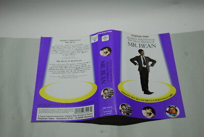 VHS Cover - PolyGram Video - The Merry Mishaps of Mr. Bean - NUR COVER (179)