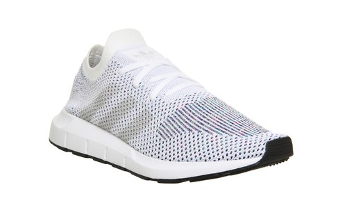 Adidas SWIFT RUN PK Footwear White Grey One Core Black CG4126 (434) Men's Shoes - Picture 2 of 5