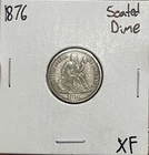1876 P Seated Liberty Dime XF ( RAW1811 )