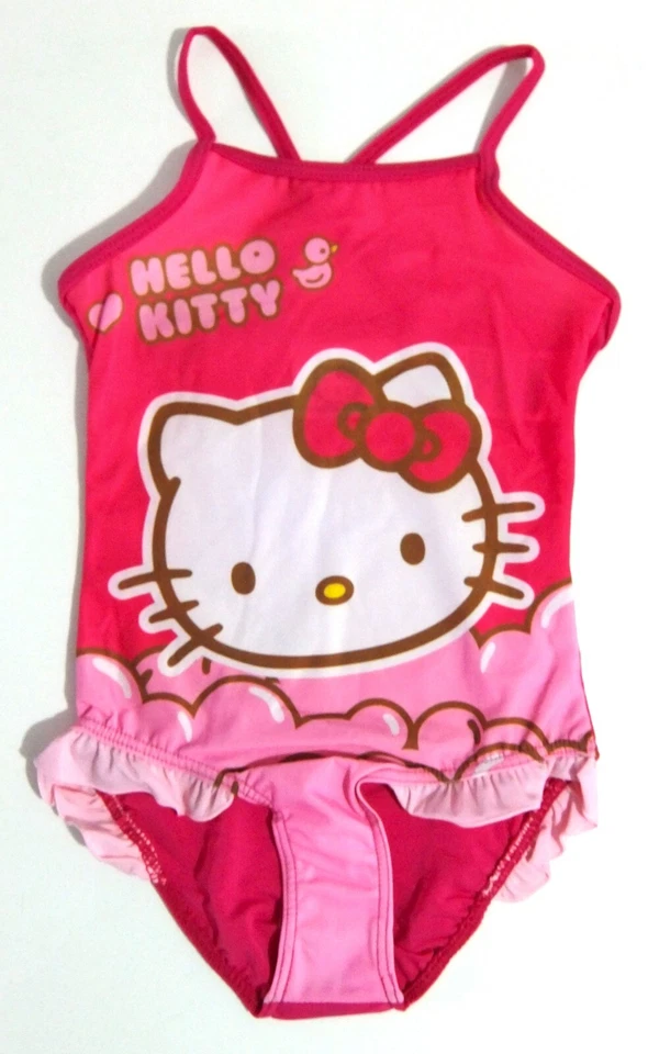 Maillot de bain HELLO KITTY 1 pièce rose - enfant fille - Photo 1/1