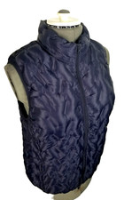 Fuda Vest Fullzip Color Blue Women's Size L Pit To Pit 20 In