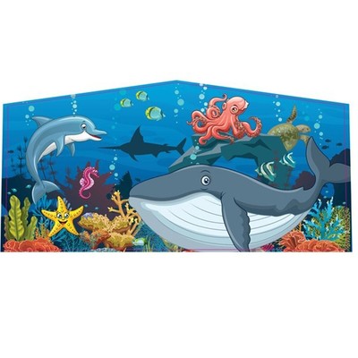 Under the Sea Art Panel 10x5 Vinyl Banner 13ft Inflatable Modular Bounce House