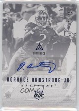 2018 Panini Luminance Rookie Ink Blue 73/75 Dorance Armstrong Jr Auto 0iq2