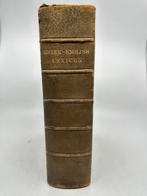 Liddell & Scott Greek-English Lexicon 1883 7th Edition Half Leather  Unabridged