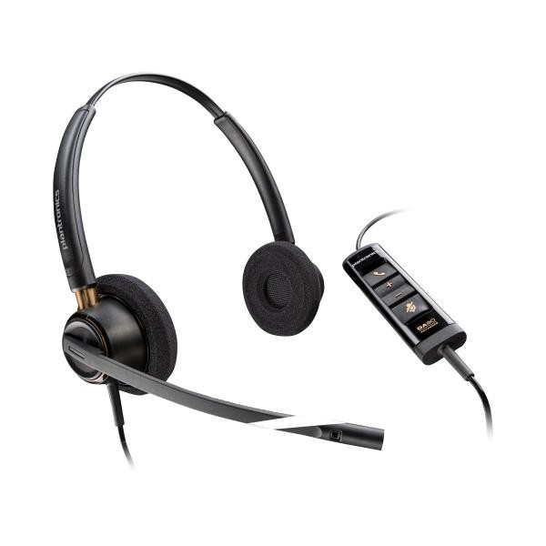 Poly cuffia stereo encorepro 525 con connettore usb-a, certificata per microsoft teams - Immagine 3