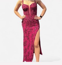 sherri hill dress (hot pink)  -no alterations!! size 6! perfect condition!