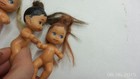 3 VTG Barbie Mattel  Baby Krissy Infant Dolls W/ Rooted Hair red, BLONDE,  brown — photo 2
