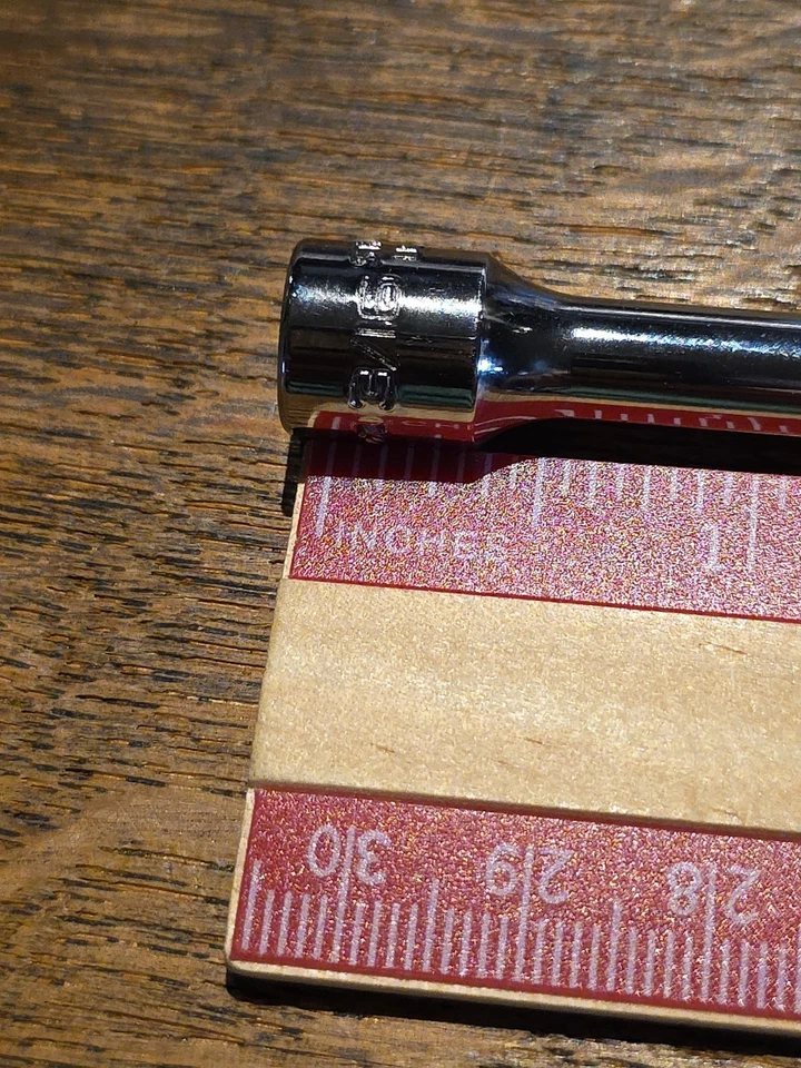 SNAP-ON TOOLS 1/4" DRIVE 3/16" DEEP 6 POINT SOCKET - MADE IN USA - SAE - STM6 - Image 4 of 4