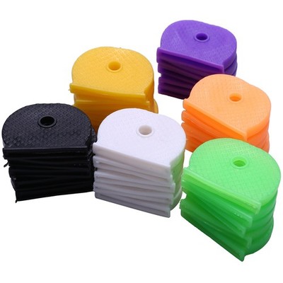 30 PACK Farbige KEY-TOP-COVER Head / Caps / Tags / ID-Marker Gemischt Toppe7637
