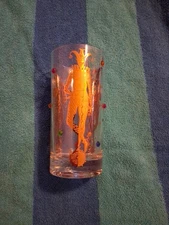 Culver Mardi Gras Jeweled Hi Balls Iced Tea Glass Jeweled