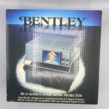Bentley BX-11 Super 8 Home Movie Projector w/ Original Box Vintage Untested