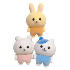 Chiikawa Sylvanian Critters Flocked Mini Figure AUTHENTIC Usagi Hachiware NEW