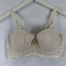 NWOT Aerie Real Power Balconette Bra Lace Ivory 34D