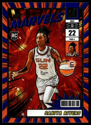 Saniya Rivers 2025 Donruss Saniya Rivers #5 Blue