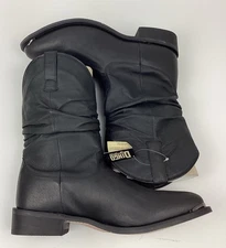 Dingo Amsterdam Men's 12" Leather Soft Toe Boot Black Size 11 D