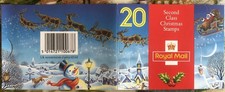 GB Barcode Booklet Christmas LX3 1992 MNH