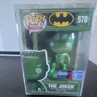 Funko Pop! Heroes The Joker #578 Green Vinyl Batman Limited Edition + Protector