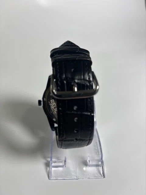 Relógio social masculino Relic by Fossil Diamond Accent azul modelo: ZR77281 - Imagem 3 de 4