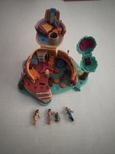 Bluebird Polly Pocket 1995 Disney Pocahontas Powhatan Home Complete Set Vintage