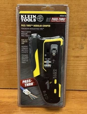 Klein Tools VDV226-110 Ratcheting Modular Data Cable Crimper